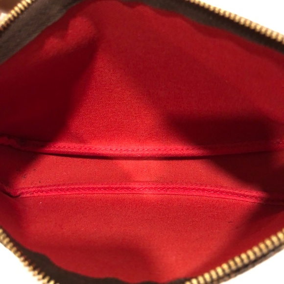 Louis Vuitton Pouchette Damier Ebene Clutch - Picture 6 of 7